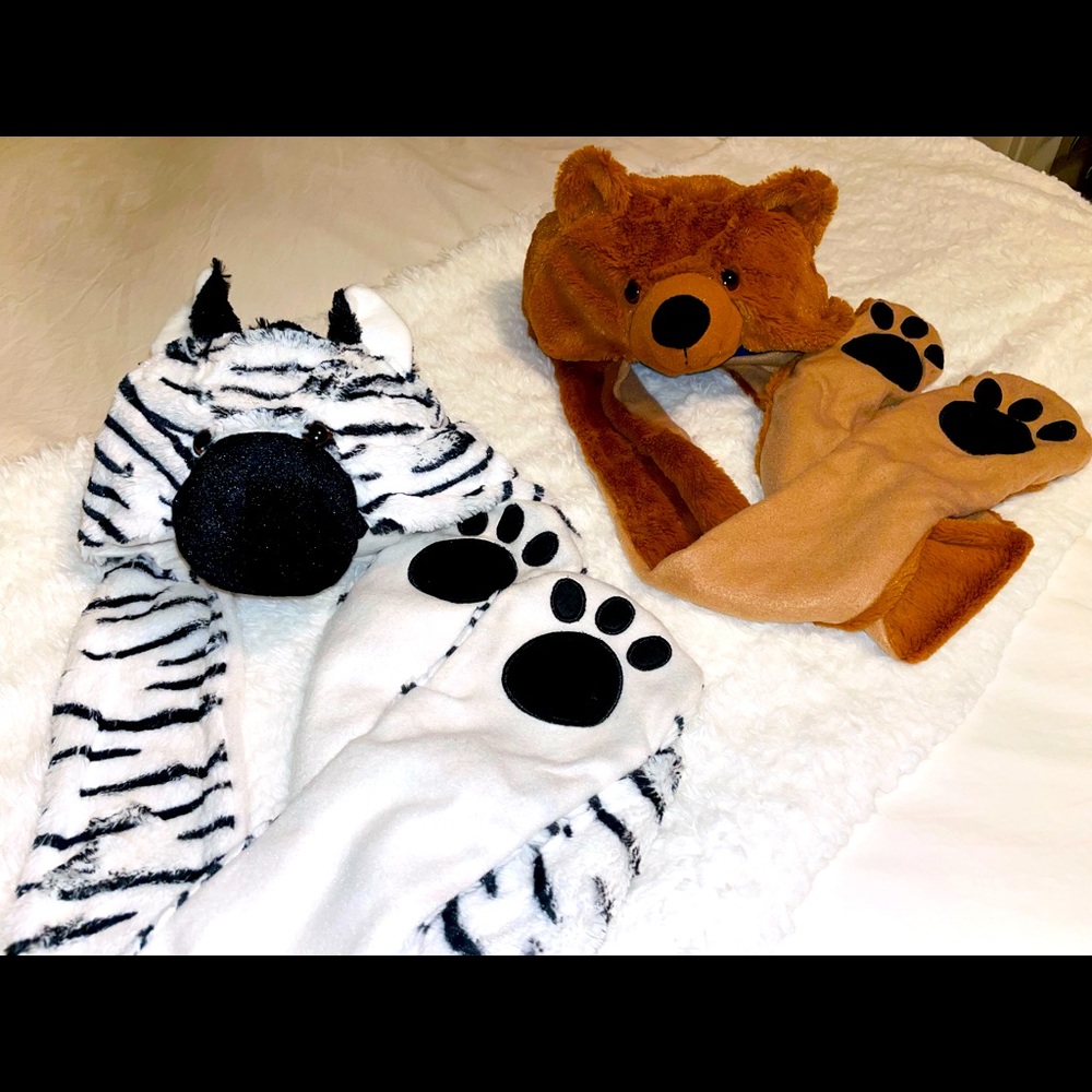 Zebra Hat or Bear Hat